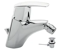 NOVASERVIS Bidetová baterie s výpustí Metalia 56 chrom - 56011,0