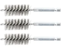 BGS Kartáč ocelový, 19 mm, 6.3 mm (1/4&quot;) Drive, 3 pcs.