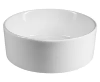 AQUALINE Keramické umyvadlo na desku, Ø 40cm, bílá (3)