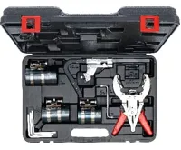 BGS Přípravky pro stahování pístních kroužků, 3x pás, kleště (4)