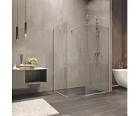 Sprchová stěna WALK IN, Novea, 70 x 200 cm, chrom ALU, sklo Čiré (5)