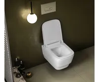 BELLO závěsné WC Rimless s podomítkovou nádržkou a tlačítkem Schwab, bílá (6)