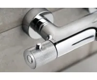 SAPHO SOLARIS nástěnná vanová termostatická baterie, chrom (3)