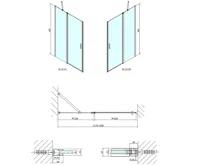 POLYSAN ZOOM sprchové dveře 1200mm, čiré sklo (11)