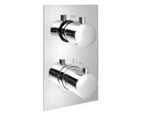 SAPHO KIMURA podomítková sprchová termostatická baterie, box, 2 výstupy, chrom SAPHO KIMURA podomítková sprchová termostatická baterie, box, 2 výstupy, chrom