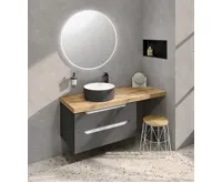 SAPHO AVICE deska pod umyvadlo 110,7x48,8cm, tl.5cm, dub rover (2)