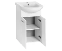 AQUALINE ZOJA umyvadlová skříňka 41,5x74x25,3cm, bílá (4)