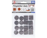 BGS Sada filcových podložek pod nábytek, hnědá, 32dílná (1)