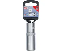 BGS Hlavice nástrčná 1/2" 18 mm, prodloužená, "GearLock" (2)