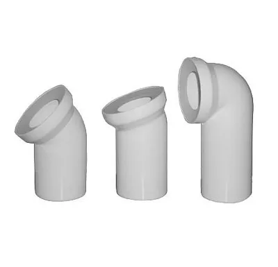 WC připojovací koleno DN100 - 45°