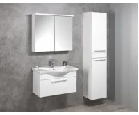 AQUALINE ZARA 80 keramické umyvadlo nábytkové 79,5x46cm, bílá (4)