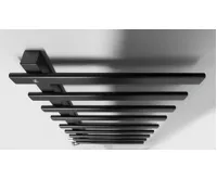 SAPHO ELCOR elektrický sušák ručníků 480x920x50 mm, 128 W, černá mat (3)