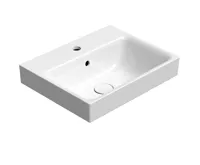GSI NUBES keramické umyvadlo 50x40cm, broušená spodní hrana, bílá ExtraGlaze GSI NUBES keramické umyvadlo 50x40cm, broušená spodní hrana, bílá ExtraGlaze