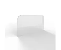 Sklo pod kamna - FLAMINGO Oblouk 1100x600 mm, fazeta / 2xR100 / 6 mm (1)