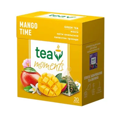 Čaj Tea Moments Mango Time (20 pyramid)