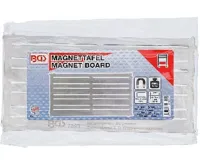 BGS Magnetická tabule, ocelová, velmi plochá, 300 × 150 mm (2)