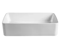 AQUALINE Keramické umyvadlo na desku, 54x33cm, bílá (3)