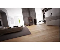 HS Flamingo Krbová kamna AQUAFLAM ® 7 s výměníkem - hnědá - sametová, manuální regulace (20)