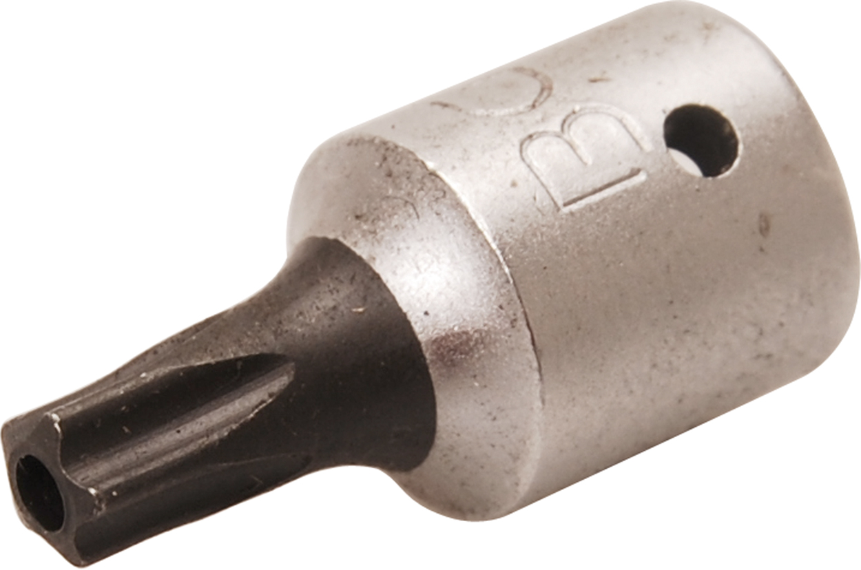 Bgs hlavice zástrčná 1/4" ts27 (5ti hvězda), s vrtáním