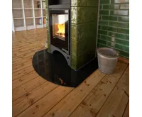 HS Flamingo Kachlová kamna AQUAFLAM VARIO ® PERU 11kW, kachle zelená (teplovzdušná verze) (17)