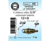 Hartman Sada č.  48: sada "O" kr.k baterii - 3/8" - 12x8 - 7x5002 Hartman Sada č.  48: sada "O" kr.k baterii - 3/8" - 12x8 - 7x5002