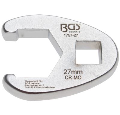 BGS Klíč plochý otevřený 1/2" 27 mm