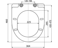 ALCAPLAST WC sedátko Softclose, Click systém, Duroplast A66 (1)