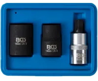 BGS Sada hlavic na brzdové třmeny kotoučových brzd, 12,5 mm (1/2&quot;), 3dílná