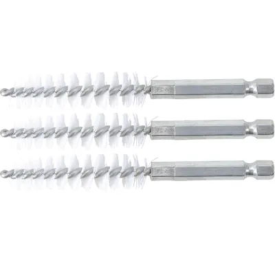 BGS Kartáče nylonové, sada 3 ks , 13 mm, 6.3 mm (1/4") Drive, 3 pcs.