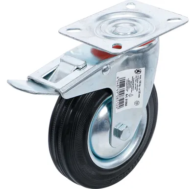 BGS Otočné kolečko s brzdou, se základnou, O 125 mm