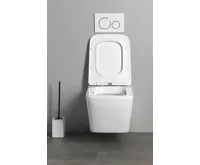 SAPHO PORTO závěsná WC mísa, Rimless, 36x52cm, bílá (6)