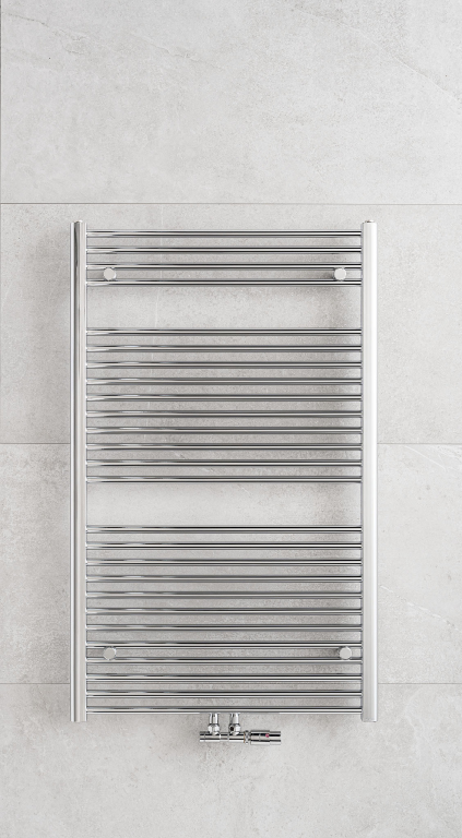 Koupelnový radiátor pmh savoy s9ms-m 750x1690, metalická stříbrná