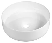 SAPHO FIASTRA keramické umyvadlo na desku, Ø 40cm, bílá SAPHO FIASTRA keramické umyvadlo na desku, Ø 40cm, bílá