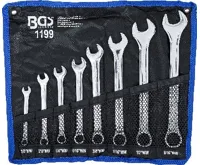 BGS Klíče očkoploché Whitworth,1/8"WW - 9/16"WW,8 dílů v tašce (4)