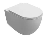 ISVEA INFINITY závěsná WC mísa, Vortex Rimless, 36,5x53cm, bílá (3)