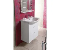 AQUALINE ZOJA umyvadlová skříňka šuplíková 61,5x74x32cm, bílá (3)