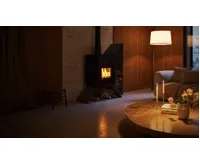 HS Flamingo Krbová kamna FLAMINGO DELUXE ® KAMPA pravá, šedá (12)