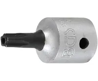 BGS Hlavice zástrčná 1/4" TS20 (5ti hvězda), s vrtáním BGS Hlavice zástrčná 1/4" TS20 (5ti hvězda), s vrtáním