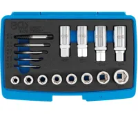 BGS Sada na povolování poškozených matic a šroubů 9-19 mm