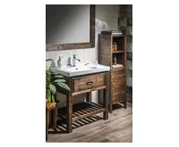 SAPHO BRAND umyvadlová skříňka 76x83x43cm, mořený smrk (1)