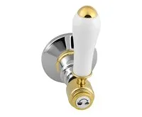 SAPHO ANTEA podomítková sprchová baterie, 2 výstupy, chrom/zlato (1)