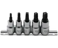 BGS Sada nástrčných hlavic, 10 mm (3/8&quot;), 4-hranný profil (pro MTS-Mortorq) MTS0 –MTS04, 5d