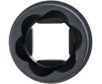 BGS Speciální otočný bit pro povolení poškozených šroubů 19 mm, 12,5 mm (1/2") (1)