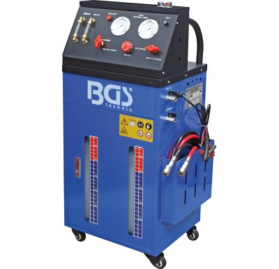 BGS Zařízení pro výměnu oleje v automatické převodovce a proplachování / se sadou adaptérů