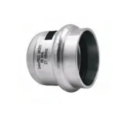 Nerezové lisovací víčko - 42 mm - pro topení i pitnou vodu