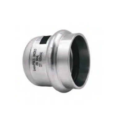 Nerez lisovací víčko - 54 mm - pro topení i pitnou vodu