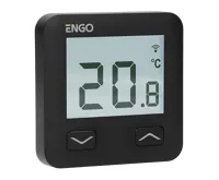 ENGO Controls Chytrý termostat E10-B, černý, ENGO Smart, TUYA (1)