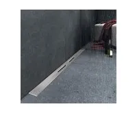 POLYSAN SLIM RIVER nerezový podlahový žlab s roštem, L.400-1000, DN50 (1)