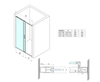GELCO SIGMA SIMPLY BLACK sprchové dveře posuvné 1100 mm, čiré sklo (7)