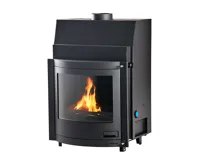 HS Flamingo Krbová vložka AQUAFLAM ® PANORAMA 25 s výměníkem a manuální regulací